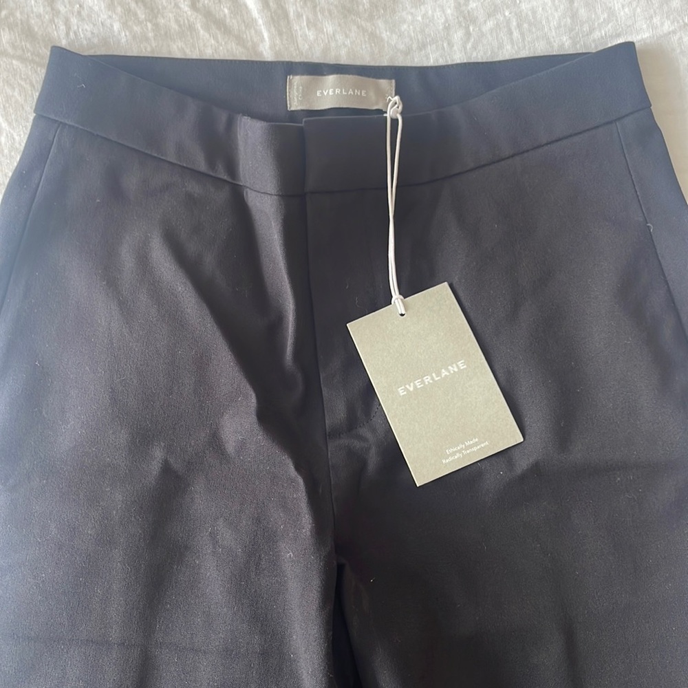 Black Everlane trousers. Brand NEW